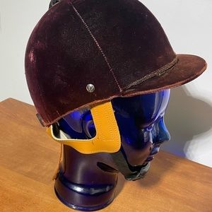 Velvet Equestrian Riding Helmet
